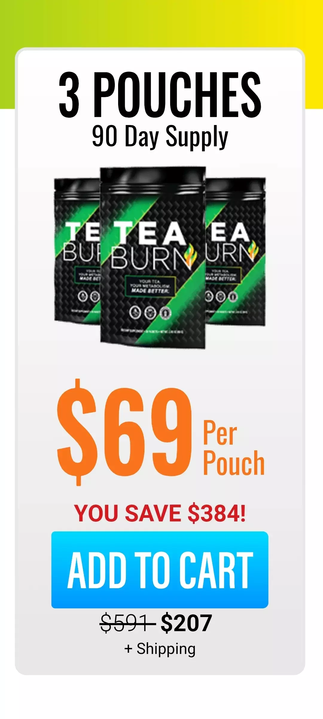 Slim Boost Tea 3 bags pricing